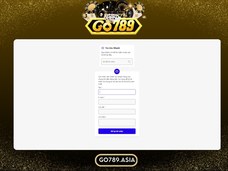 Hỗ trợ khách hàng chuyên nghiệp 24/7 tại Go789 Club